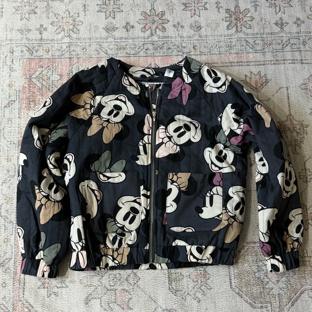 H&M Quilted Mickey Bomber